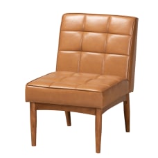Baxton Studio Sanford Dining Chair TanWalnut