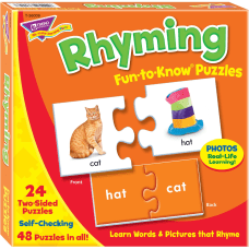 TREND Rhyming Fun to Know Puzzles