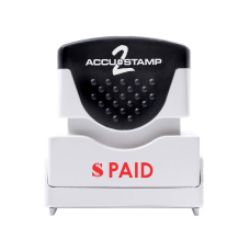 AccuStamp2 Paid Stamp Shutter Pre Inked