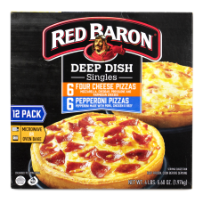 Red Baron Deep Dish Pizza Singles