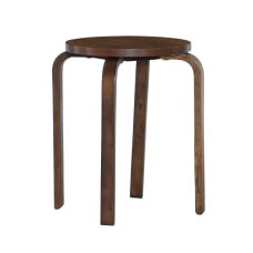 Linon Bradford Stacking Stools Wenge Set