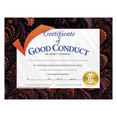 Hayes Certificates Of Good Conduct 8