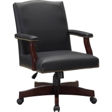 Lorell Berkeley Traditional Ergonomic Bonded Leather
