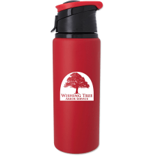 Custom Velvet Touch Aluminum Water Bottle