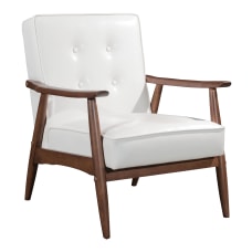 Zuo Modern Rocky Arm Chair WhiteWalnut