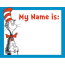 Cat In The Hat Name Tags Pack Of 40 - Office Depot