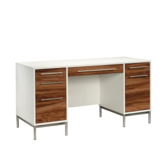 Sauder Vista Key Executive Desk Oak Acacia Office Depot