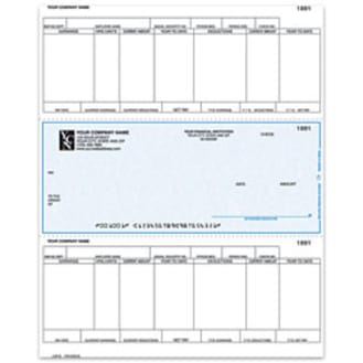 Custom Laser Payroll Checks For Sage Peachtree 8 12 X 11 1 Part Box Of 250 Office Depot