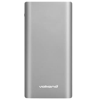 Volkano Brawn Power Bank 8000 Mah Silver Office Depot
